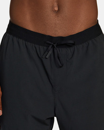 5 RVCA Runner 14" Elastic Waist Shorts Black AVYWS00205 RVCA