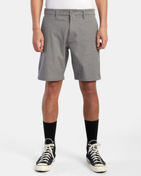 1 Back In Hybrid Walkshorts 19" Grey AVYWS00209 RVCA