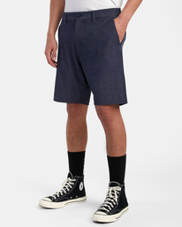 4 Back In Hybrid Walkshorts 19" Blue AVYWS00209 RVCA