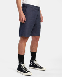 6 Back In Hybrid Walkshorts 19" Blue AVYWS00209 RVCA