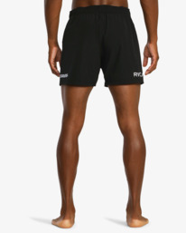 2 FIGHT SCRAPPER ELASTIC WALKSHORTS 15" Black AVYWS00213 RVCA