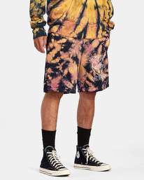 7 RVCA x FREAKTOPIA - Sweat-Shorts für Männer Weiss AVYWS00214 RVCA