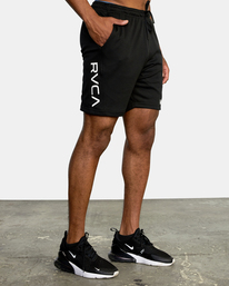 6 VA Sport Mesh 19" - Short pour Homme Noir AVYWS00221 RVCA