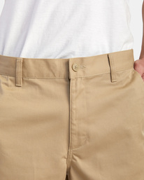 8 Recession Collection Americana - Short pour Homme Beige AVYWS00222 RVCA