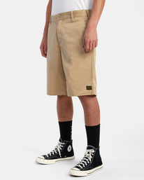 4 Recession Collection Americana - Short pour Homme Beige AVYWS00222 RVCA