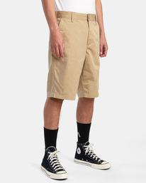 6 Recession Collection Americana - Short pour Homme Beige AVYWS00222 RVCA