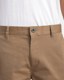 8 Weekend Stretch Chino Shorts 20" Grey AVYWS00223 RVCA