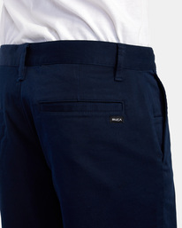 7 Weekend Stretch Chino Shorts 20" Blue AVYWS00223 RVCA