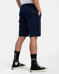 5 Weekend Stretch Chino Shorts 20" Blue AVYWS00223 RVCA