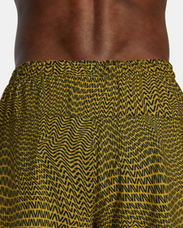 9 Yogger Train 2-In-1 Elastic Waist Workout Shorts 17" Green AVYWS00229 RVCA