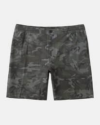 9 All Time Hemp Hybrid 19" Shorts Brown AVYWS00233 RVCA