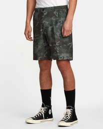 2 All Time Hemp Hybrid 19" Shorts Brown AVYWS00233 RVCA