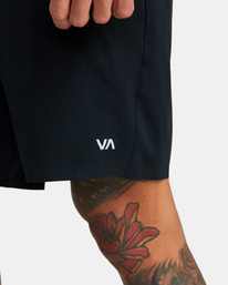 3 Yogger Plus 18" Training Shorts Black AVYWS00234 RVCA
