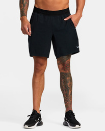 1 Yogger Plus 18" Training Shorts Black AVYWS00234 RVCA