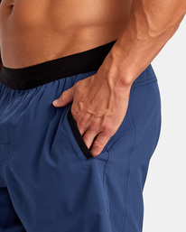 8 Yogger Plus 18" Training Shorts Blue AVYWS00234 RVCA