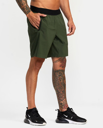 5 Yogger Plus 18" Training Shorts Brown AVYWS00234 RVCA