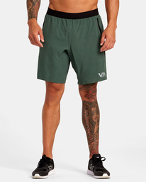 1 Yogger Plus 18" Training Shorts Green AVYWS00234 RVCA