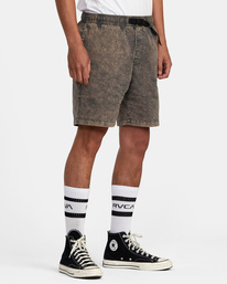 4 Civic Tropics Hybrid Boardshorts Black AVYWS00240 RVCA