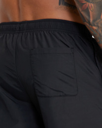 9 Outsider Basecamp 16" Training Shorts Black AVYWS00250 RVCA