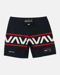 0 Hawaii Fight Scrapper 17" Technical Shorts Black AVYWS00254 RVCA