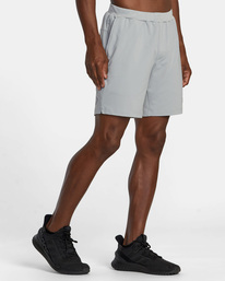 5 VA Sport Trainer Elastic Waist Shorts Beige AVYWS00260 RVCA
