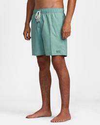 2 Opposites - Bermuda ibridi elasticizzati da Uomo Green AVYWS00261 RVCA