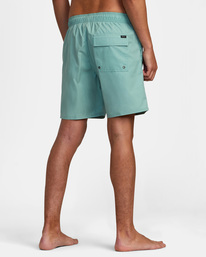 3 Opposites - Bermuda ibridi elasticizzati da Uomo Green AVYWS00261 RVCA
