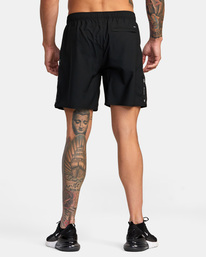 2 Yogger Control Training Shorts Grey AVYWS00262 RVCA