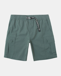 0 Civic Utility 18" Elastic Shorts Green AVYWS00269 RVCA