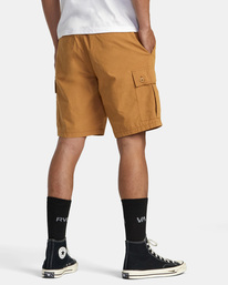 5 Civic Utility 18" Elastic Shorts Brown AVYWS00269 RVCA