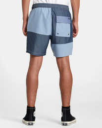 Patchwork Elastic 17" - Elasticated Shorts for Men  AVYWS00273