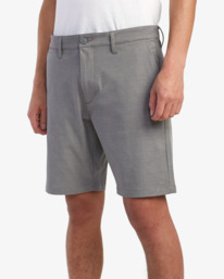 2 Back In Hybrid 19" Shorts Grey AVYWS00286 RVCA