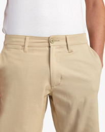 7 Back In Hybrid 19" Shorts Beige AVYWS00286 RVCA
