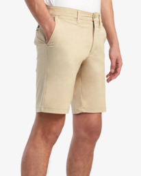 4 Back In Hybrid 19" Shorts Beige AVYWS00286 RVCA
