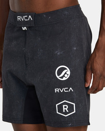 4 Ruotolo Fight Scrapper 17" - Technical Training Shorts for Men  AVYWS00292 RVCA
