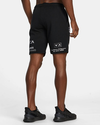 7 VA Sport 19" - Short de sport en molleton pour Homme Noir AVYWS00295 RVCA