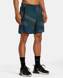 7 Hawaii Yogger Stretch - Short de sport technique pour Homme Bleu AVYWS00306 RVCA