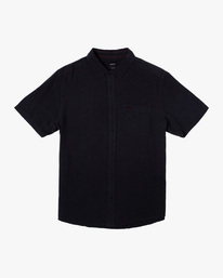rvca, PTC Woven Short Sleeve Shirt, BLACK (blk) PTC WOVEN SS AVYWT00276
