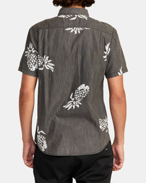 2 Neo Denim Short Sleeve Shirt Black AVYWT00319 RVCA