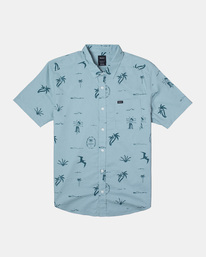 0 Hula Hands Short Sleeve Shirt  AVYWT00323 RVCA