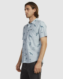 4 Hula Hands Short Sleeve Shirt  AVYWT00323 RVCA