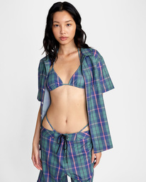 3 Dib Woven Short Sleeve Shirt  AVYWT00327 RVCA