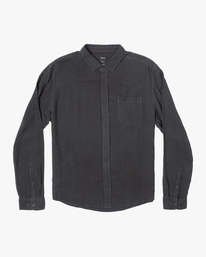 0 PTC Woven Long Sleeve Shirt Black AVYWT00341 RVCA