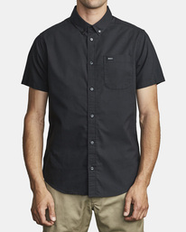 1 That'll Do Stretch Short Sleeve Shirt Black AVYWT00360 RVCA