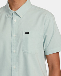 3 That'll Do Stretch Short Sleeve Shirt Green AVYWT00360 RVCA
