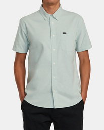 1 That'll Do Stretch Short Sleeve Shirt Green AVYWT00360 RVCA