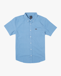 rvca, That'll Do Print Short Sleeve Shirt, DEEP OCEAN (bqm0) That'll Do Print - Short Sleeve Shirt for Men AVYWT00368