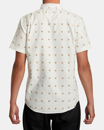 2 That'll Do Print Short Sleeve Shirt White AVYWT00368 RVCA