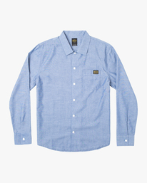0 Day Shift Long Sleeve Shirt White AVYWT00370 RVCA
