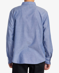 2 Day Shift Long Sleeve Shirt White AVYWT00370 RVCA